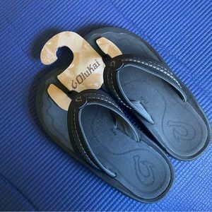 Olukai Hokua Black/dark shadow 8